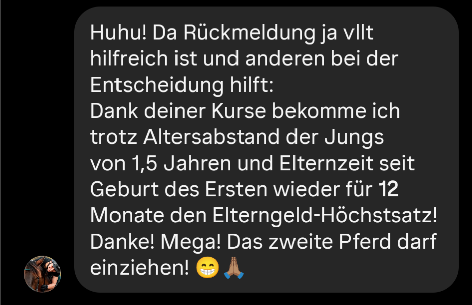 Feedback ELTERNGELD NEXT