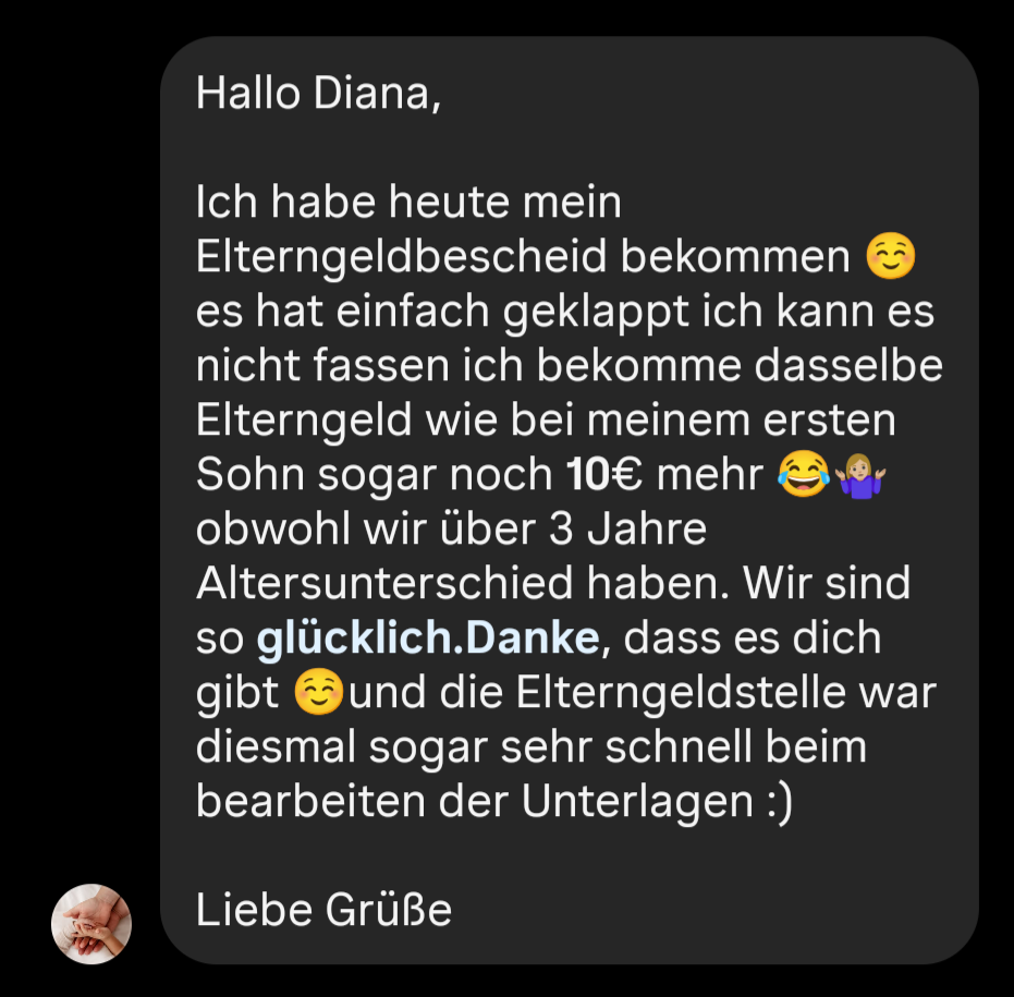 Feedback Elterngeld Optimierung 2. Kind
